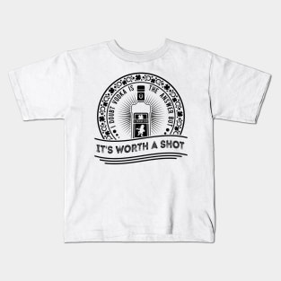 'Vodka is the Answer' Funny Vodka Drinking Gift Kids T-Shirt